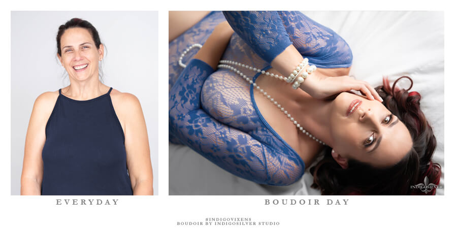 mature boudoir before and after